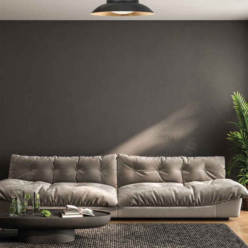Plafón de metal negro trendy Steinhauer Ceiling and wall - Imagen 3
