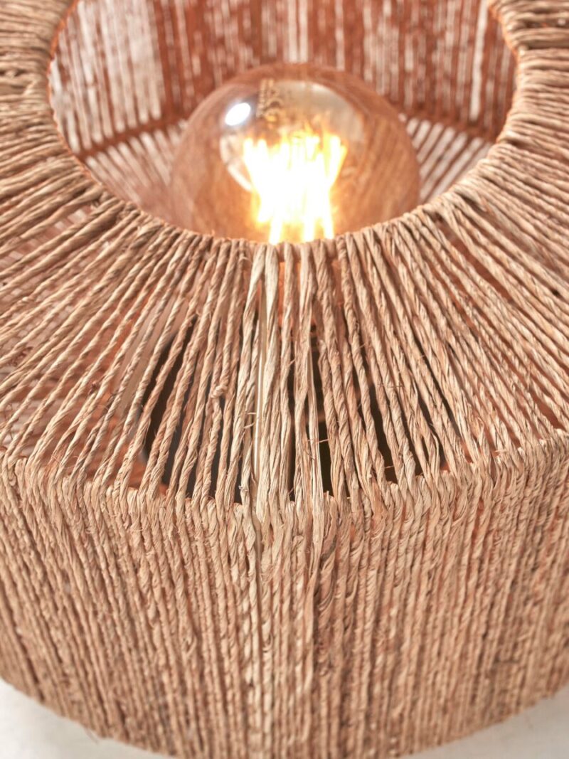 Lámpara en bambú y ratán natural estilo boho Iguazu - GOOD&MOJO - Imagen 4