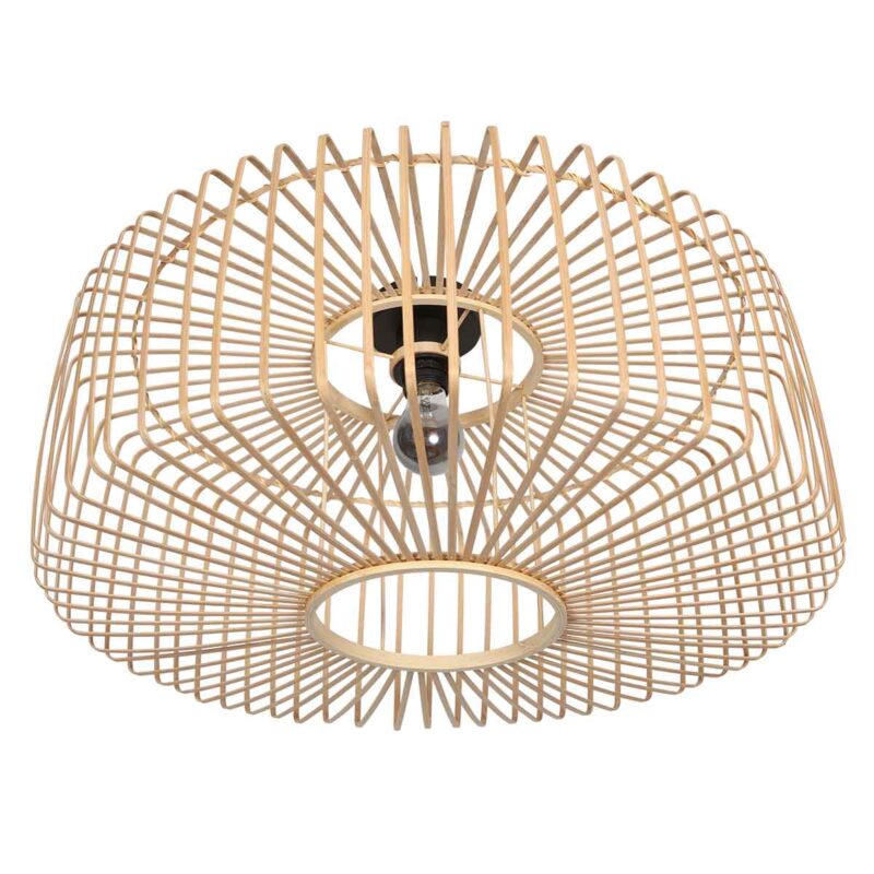 Plafón estilo boho en bambú y metal Bloeba Steinhauer - Imagen 2