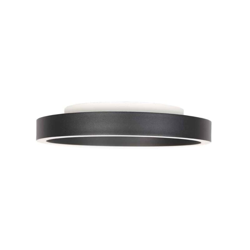 Plafón moderno de metal negro Steinhauer Ringlux - Imagen 13