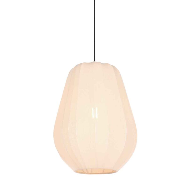 Lámpara colgante Japandi color crema Anne Lighting Sable