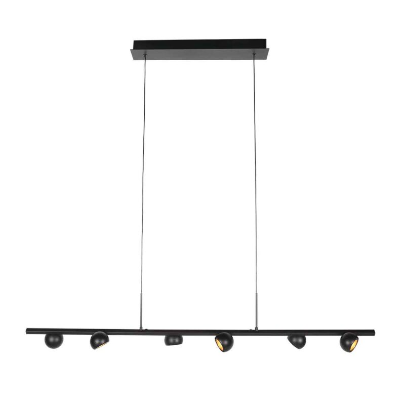 Lámpara de comedor retro-moderna con focos regulables Steinhauer Marcadore