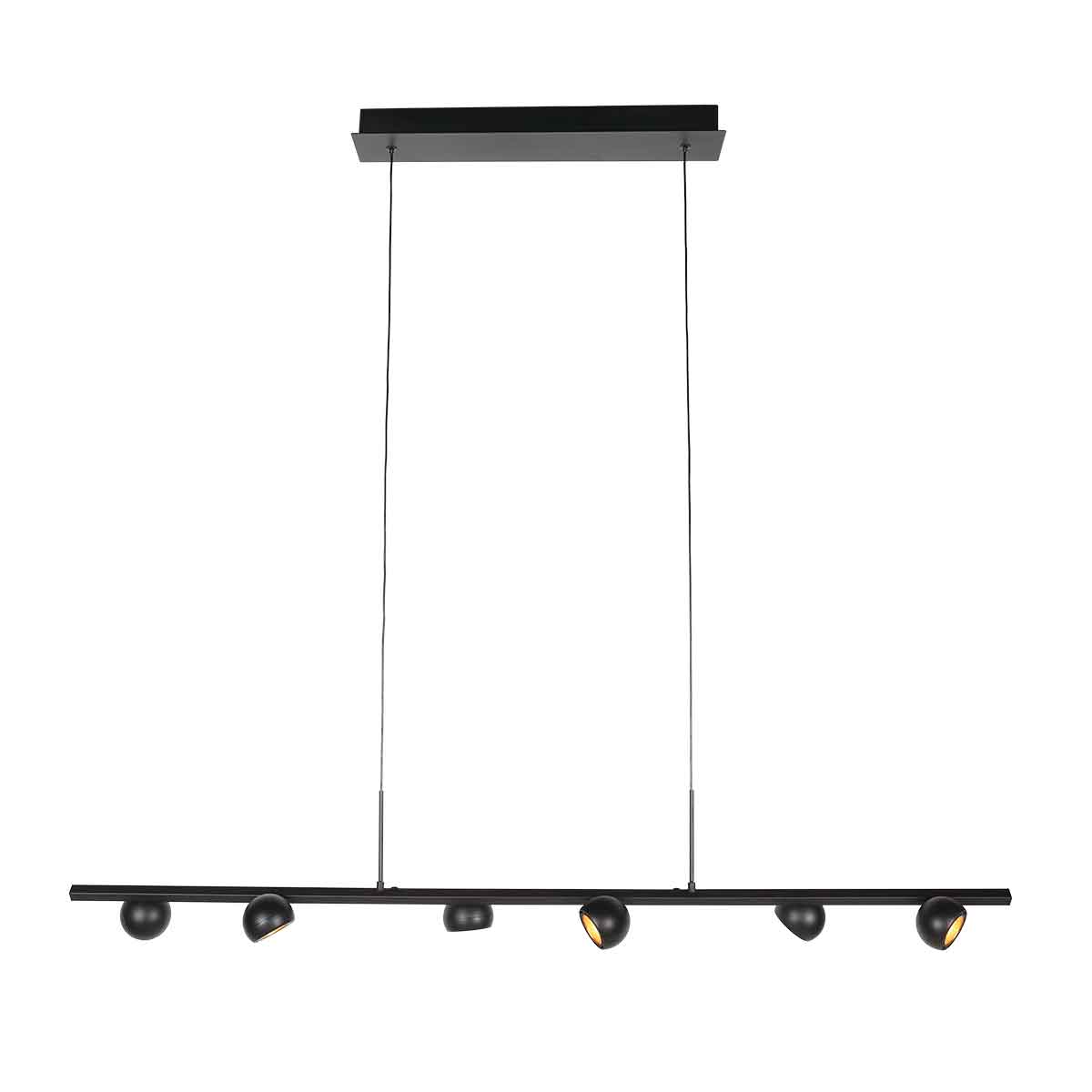Lámpara de comedor retro-moderna con focos regulables Steinhauer Marcadore