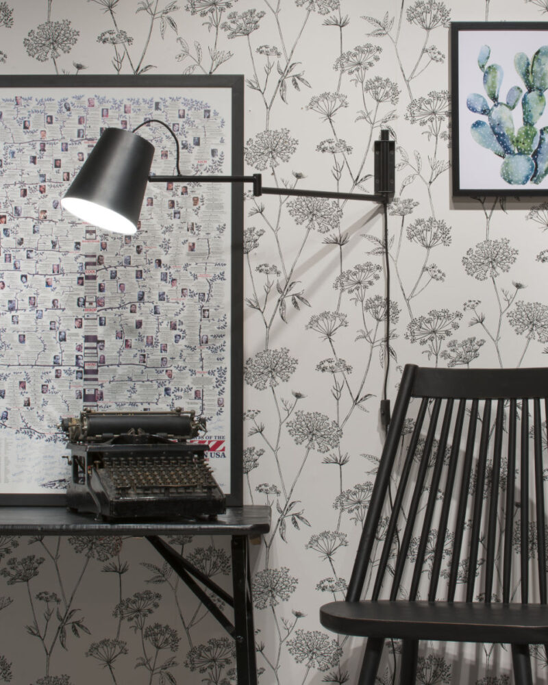 Aplique de pared estilo retro en metal negro Brisbane - It's About RoMi - Imagen 5