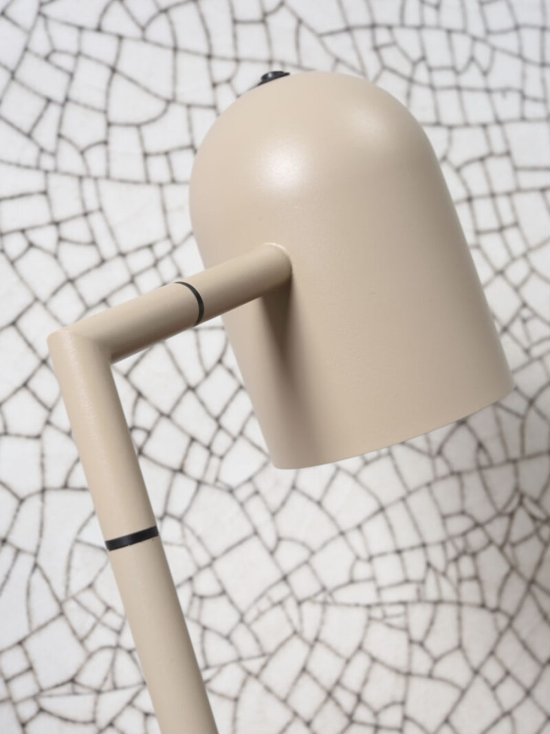 Lámpara de mesa gris metálica en forma de taza Marseille - It's About RoMi - Imagen 3