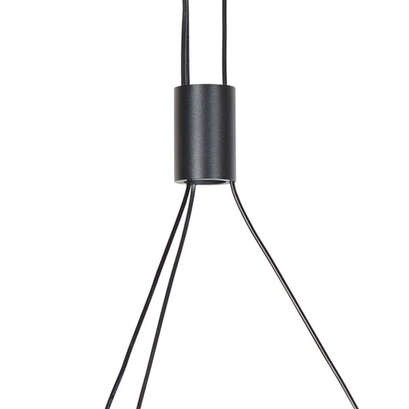 Lámpara colgante redonda negra retro de diseño moderno Steinhauer Marcadore - Imagen 15