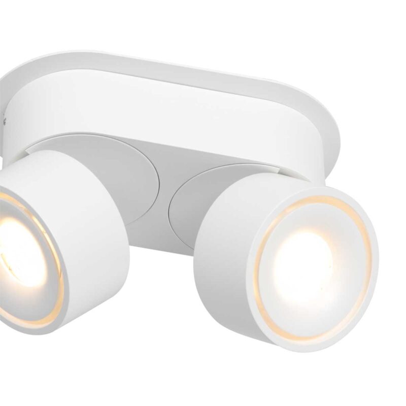 Doble foco blanco moderno Mexlite Fez Black - Imagen 3