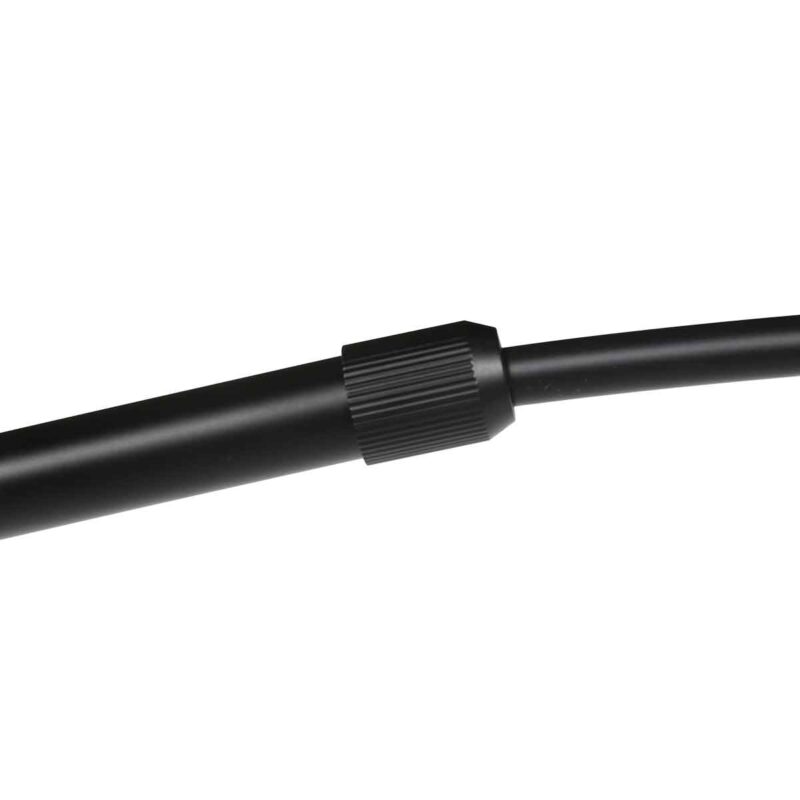 Lámpara de pie moderna de metal negro Steinhauer Ringlux - Imagen 10