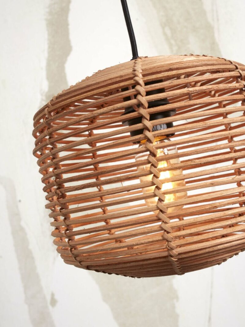 Lámpara estilo boho en bambú y ratán natural Tanami - GOOD&MOJO - Imagen 6
