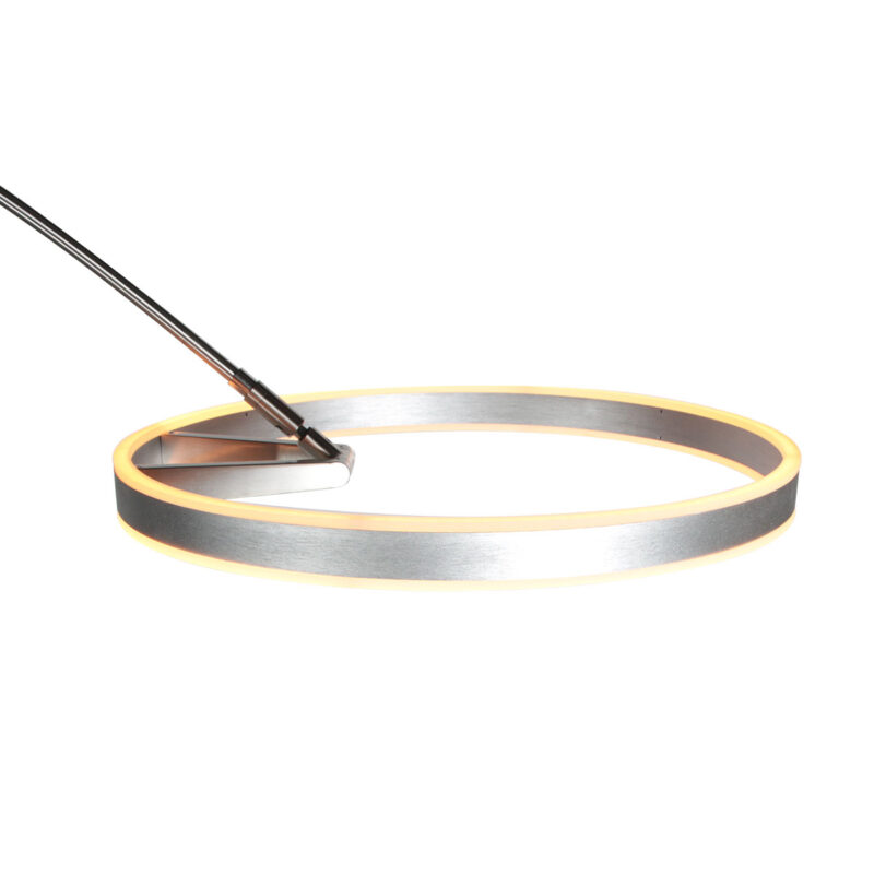 Lámpara de pie moderna de metal acero Steinhauer Ringlux - Imagen 3