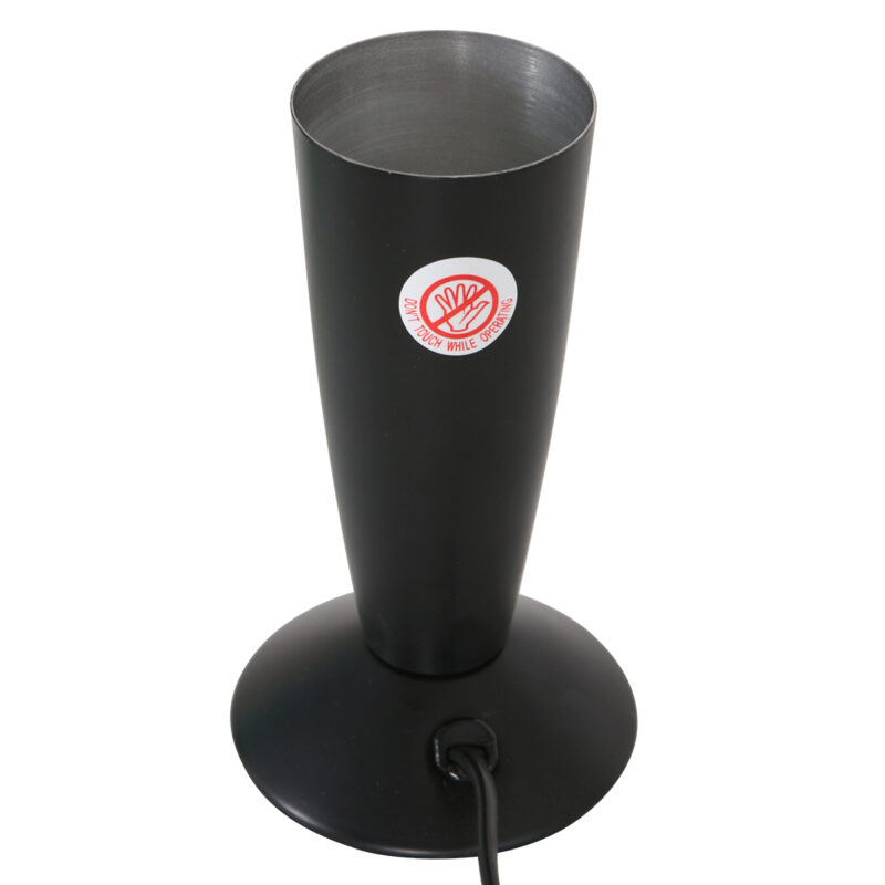 Elegante lámpara de lava negra con purpurina Mexlite Volcan - Imagen 6