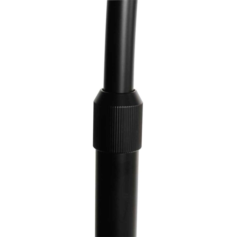 Lámpara de pie moderna de metal negro Steinhauer Ringlux - Imagen 11