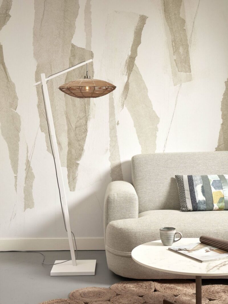Lámpara boho en ratán natural de pie Tanami - GOOD&MOJO - Imagen 2