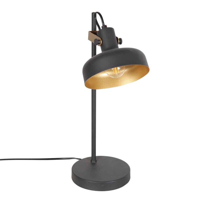 Lámpara de mesa retro con detalles dorados Mexlite Prato - Imagen 2
