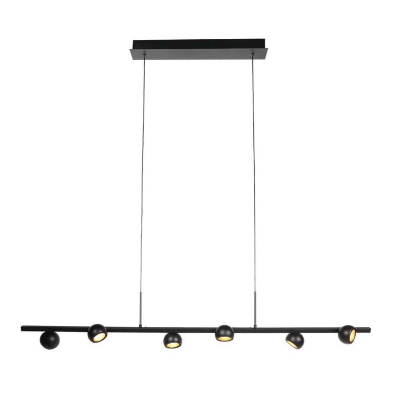 Lámpara de comedor retro-moderna con focos regulables Steinhauer Marcadore - Imagen 2