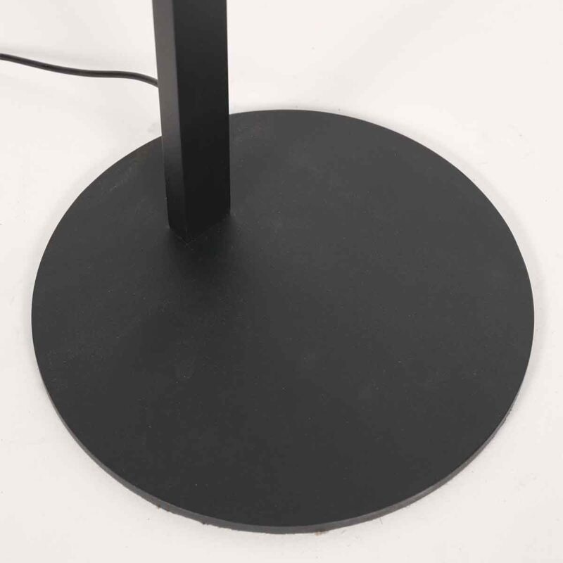 Lámpara de pie moderna de metal negro Steinhauer Ringlux - Imagen 10