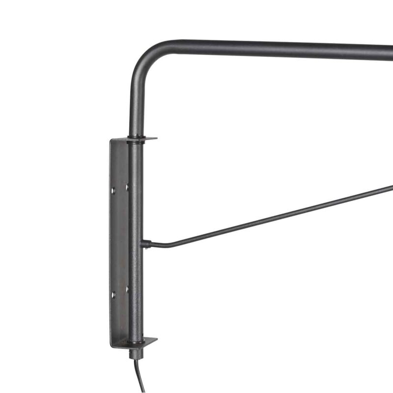 Aplique de pared retro negro con pantalla de bronce Steinhauer Pintino - Imagen 4