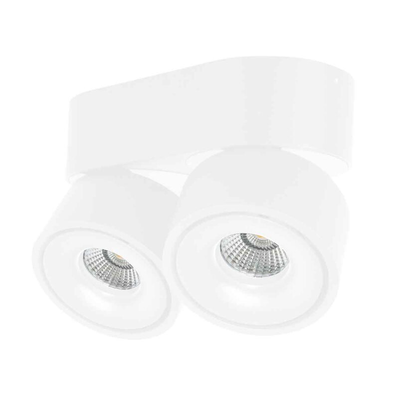 Doble foco blanco moderno Mexlite Fez Black - Imagen 2