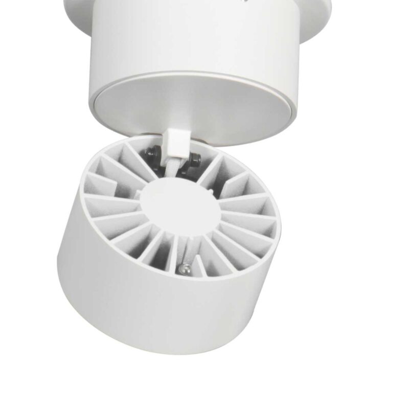 Foco blanco moderno redondo Mexlite Fez Black - Imagen 5