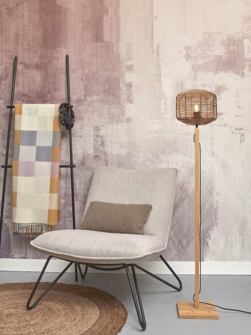 Lámpara natural boho en ratán y bambú Tanami - GOOD&MOJO - Imagen 5
