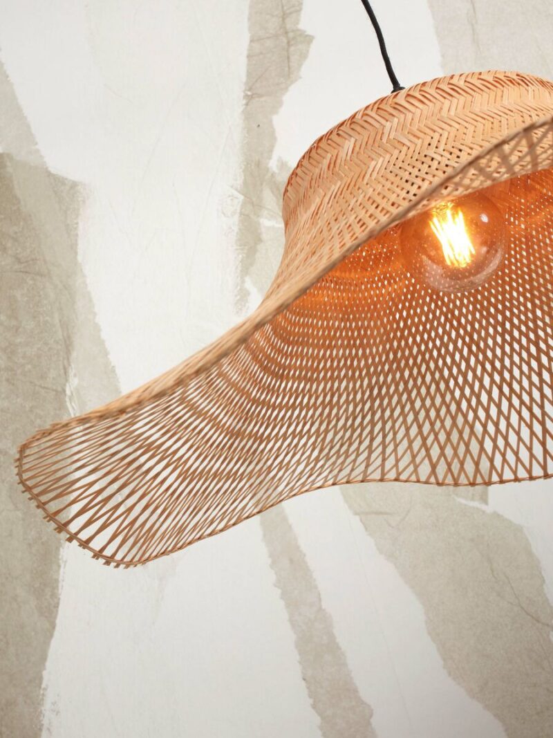 Lámpara de pie estilo boho en bambú natural Ibiza - GOOD&MOJO - Imagen 4