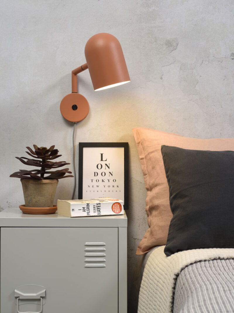 Aplique de pared color terra retro en forma de taza Marseille - It's About RoMi - Imagen 5