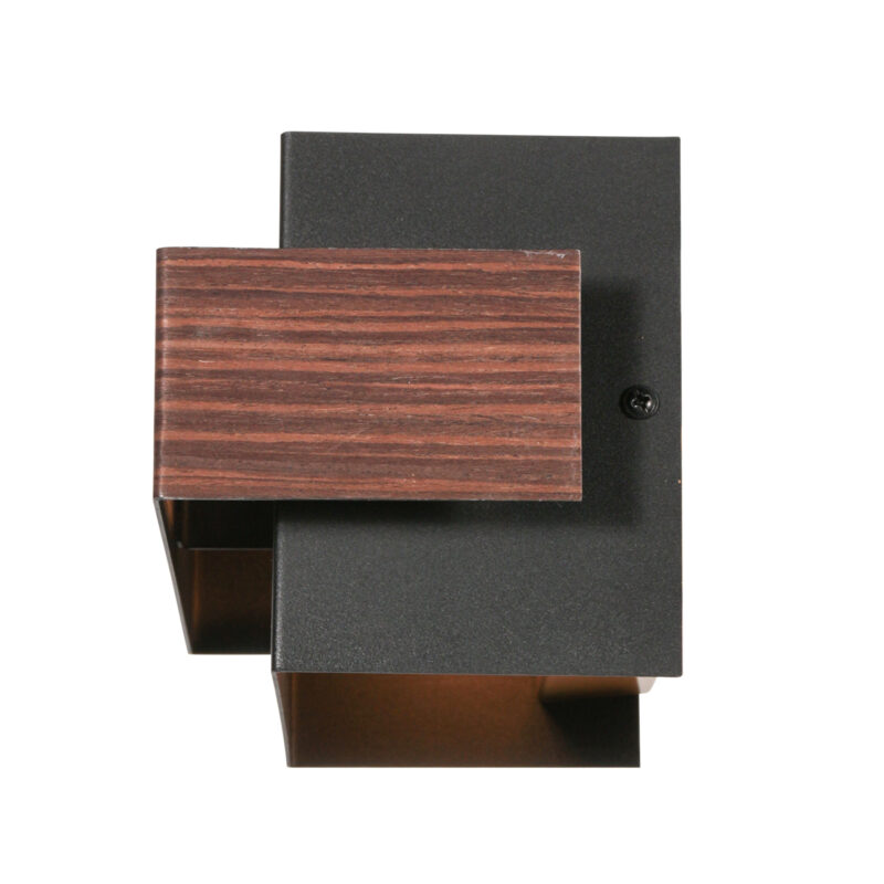 Aplique de pared rústico con detalles de madera Steinhauer Muro - Imagen 8