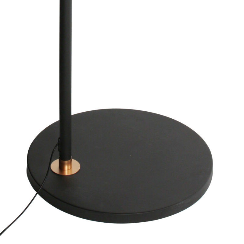 Lámpara de pie moderna de metal dorado Steinhauer Ringlux - Imagen 5