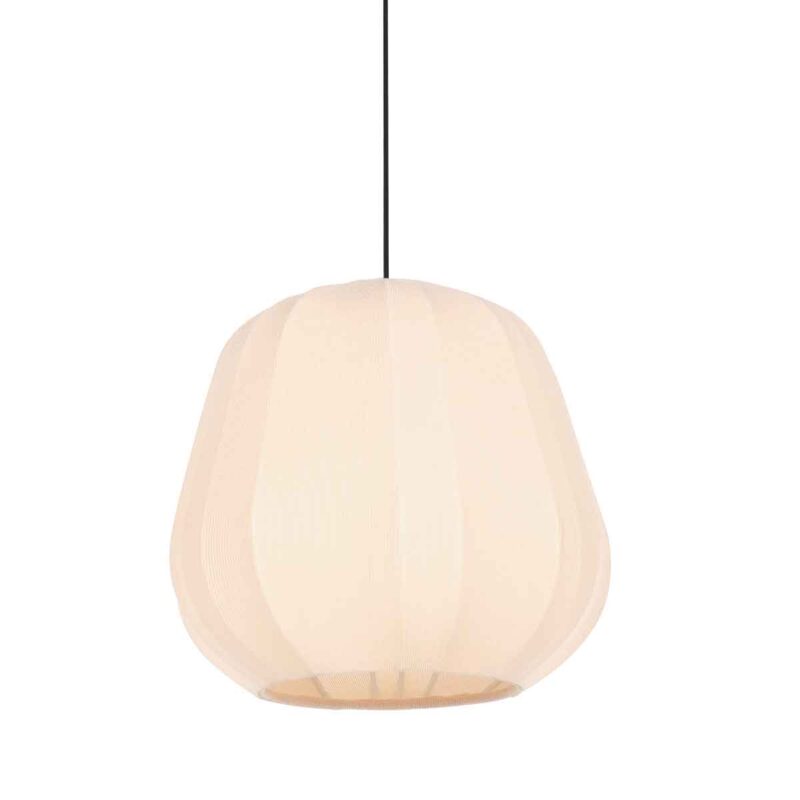Lámpara colgante de tela ligera Japandi Anne Lighting Sable
