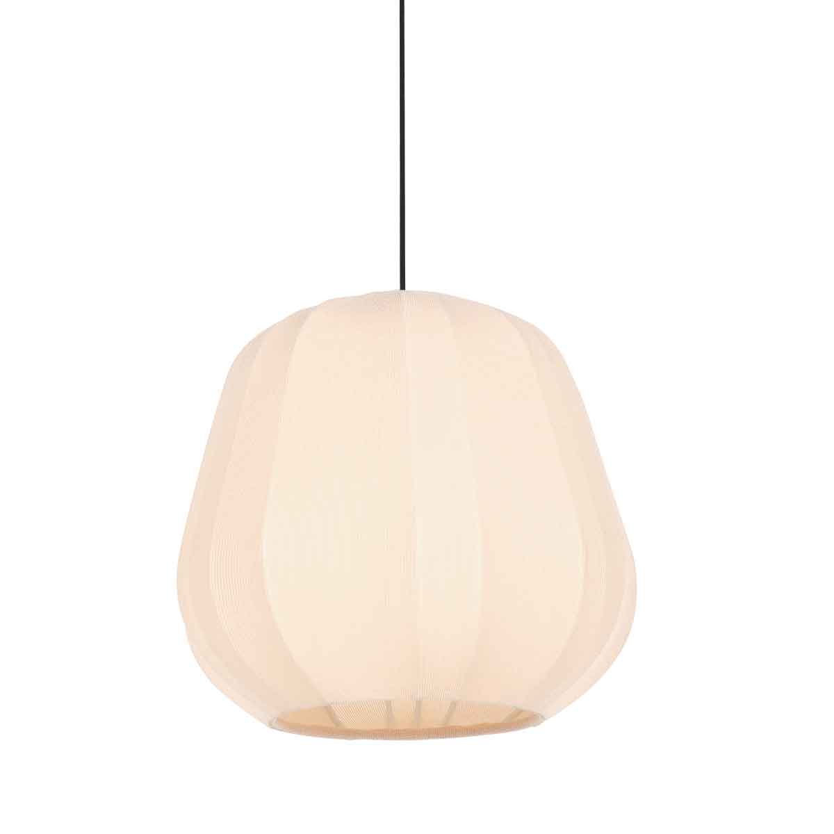 Lámpara colgante de tela ligera Japandi Anne Lighting Sable