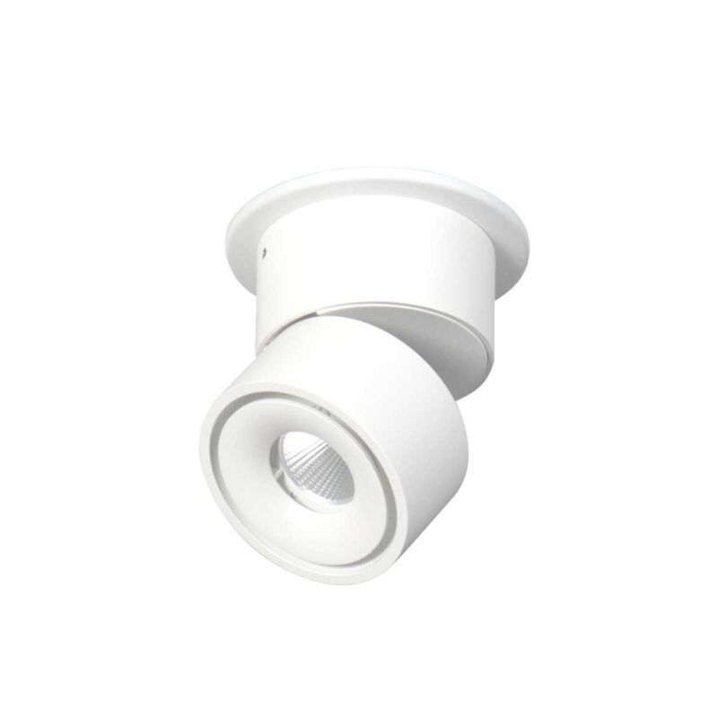 Foco blanco moderno redondo Mexlite Fez Black - Imagen 11