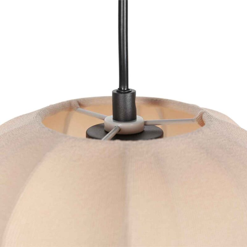 Lámpara colgante estilo Japandi de tela Anne Lighting Sable - Imagen 5