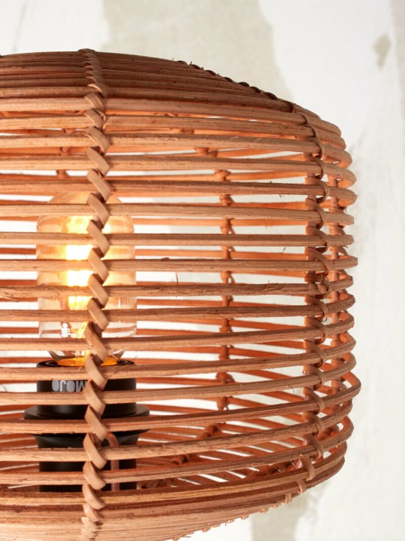 Lámpara natural boho en ratán y bambú Tanami - GOOD&MOJO - Imagen 4