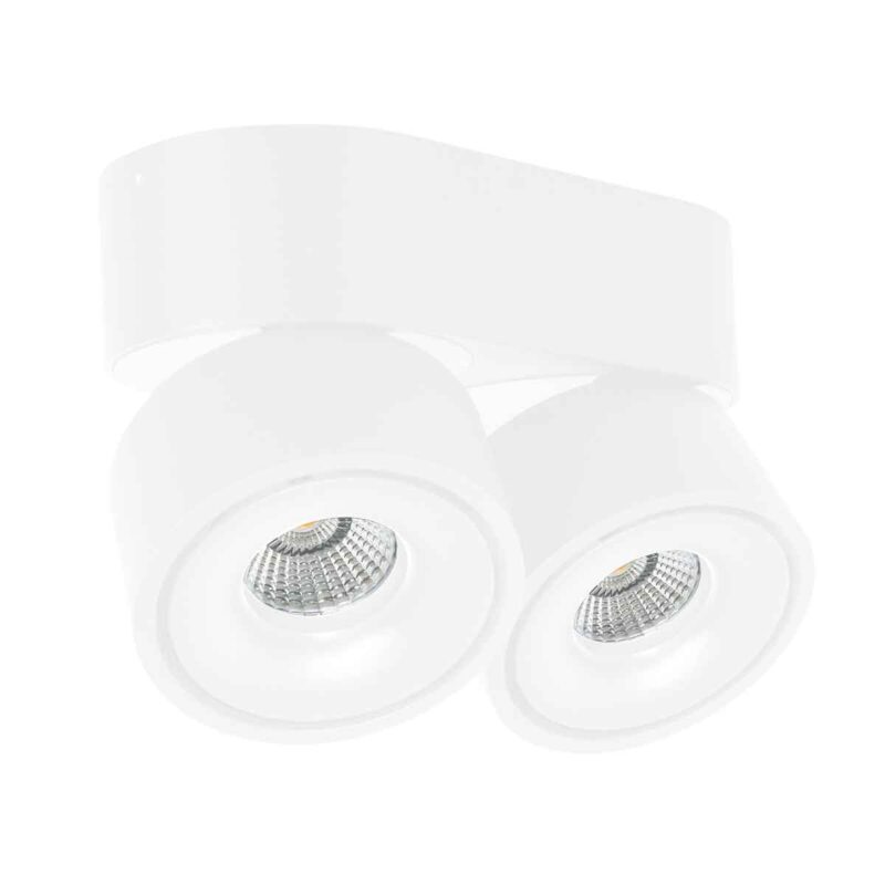Doble foco blanco moderno Mexlite Fez Black