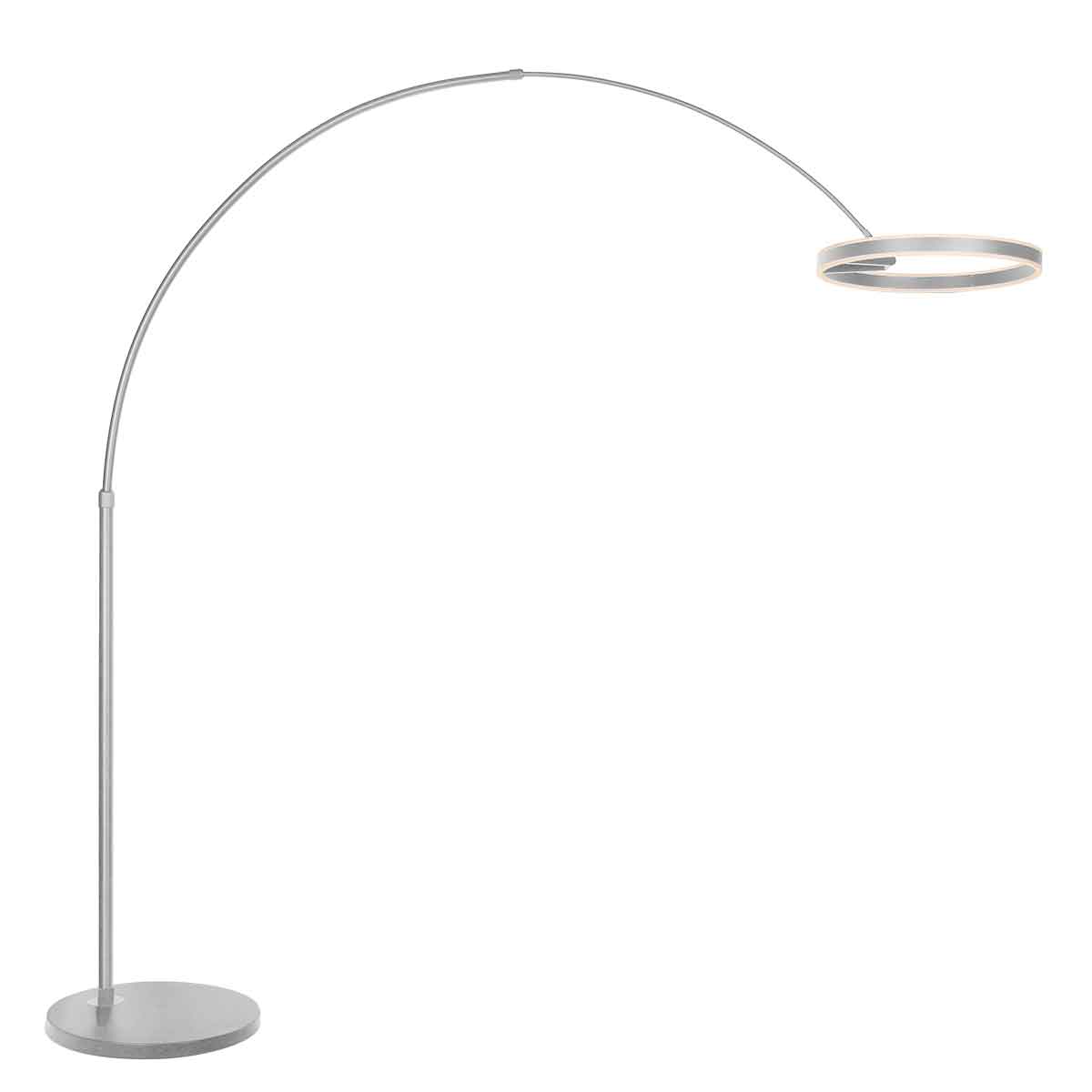 Lámpara de pie moderna de metal acero Steinhauer Ringlux
