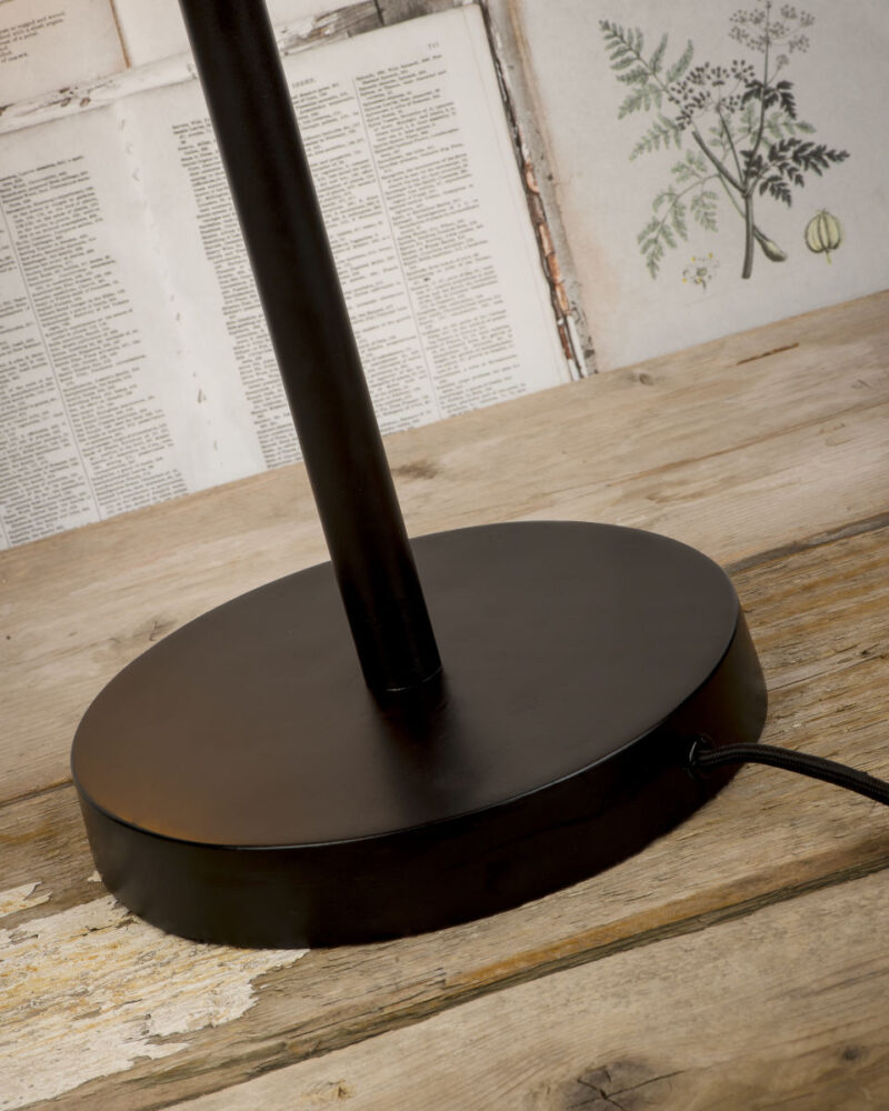Lámpara retro de mesa metálica en negro Nashville - It's About RoMi - Imagen 5