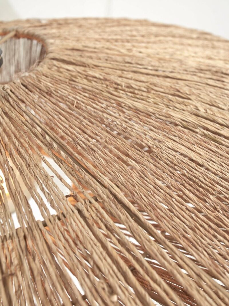 Lámpara boho en bambú y ratán natural de pie Iguazu - GOOD&MOJO - Imagen 7