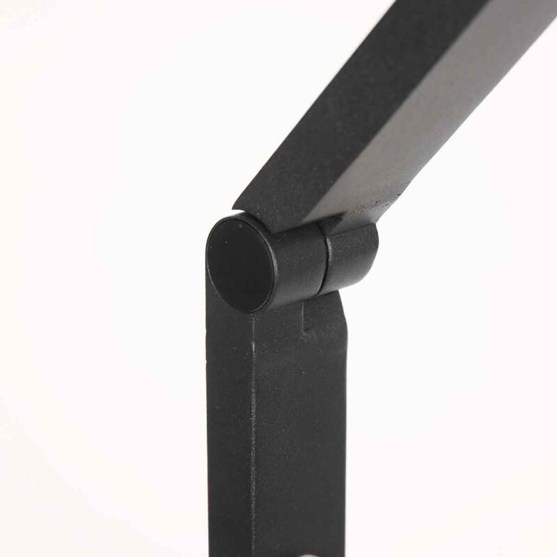 Lámpara de mesa moderna de metal negro Steinhauer Ringlux - Imagen 10