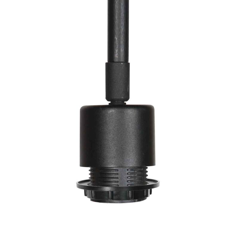 Aplique de pared negro orientable con pantalla de bambú Steinhauer Bloeba - Imagen 4