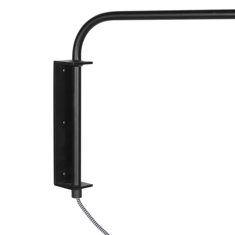 Lámpara de pared combinada en blanco y negro con acabado metálico Steinhauer Bloeba - Imagen 4
