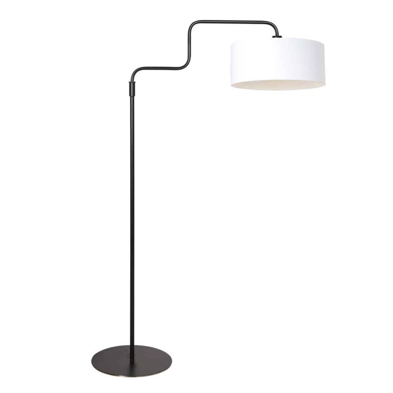Lámpara de lino blanco para un toque elegante y natural Steinhauer Bloeba