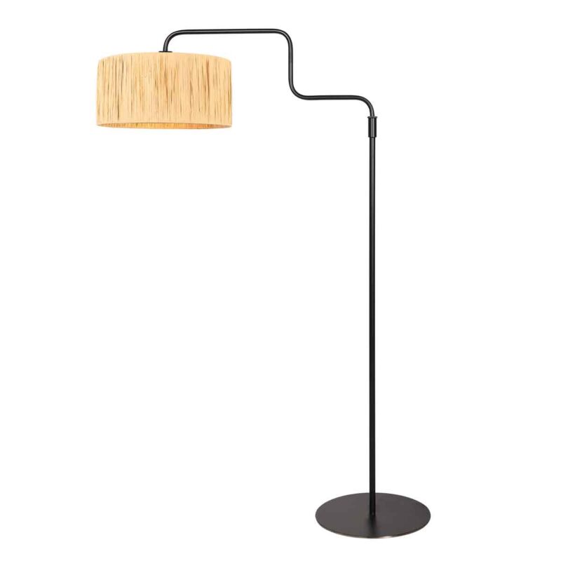 Lámpara de pie de zacate de mar natural, ideal para espacios rústicos Steinhauer Bloeba - Imagen 2