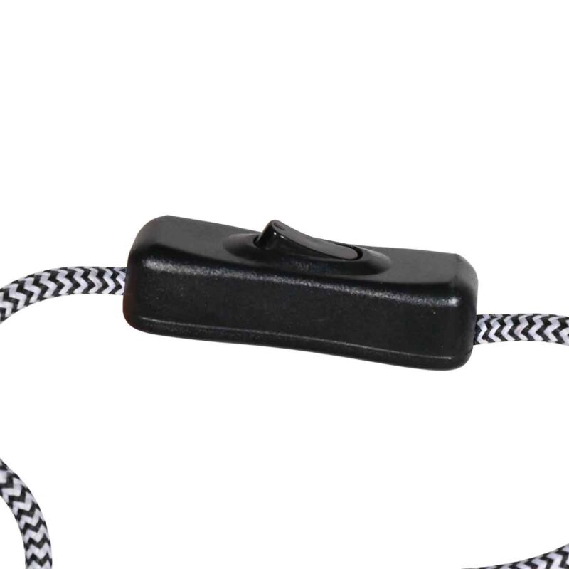 Aplique de pared negro orientable con pantalla de bambú Steinhauer Bloeba - Imagen 11