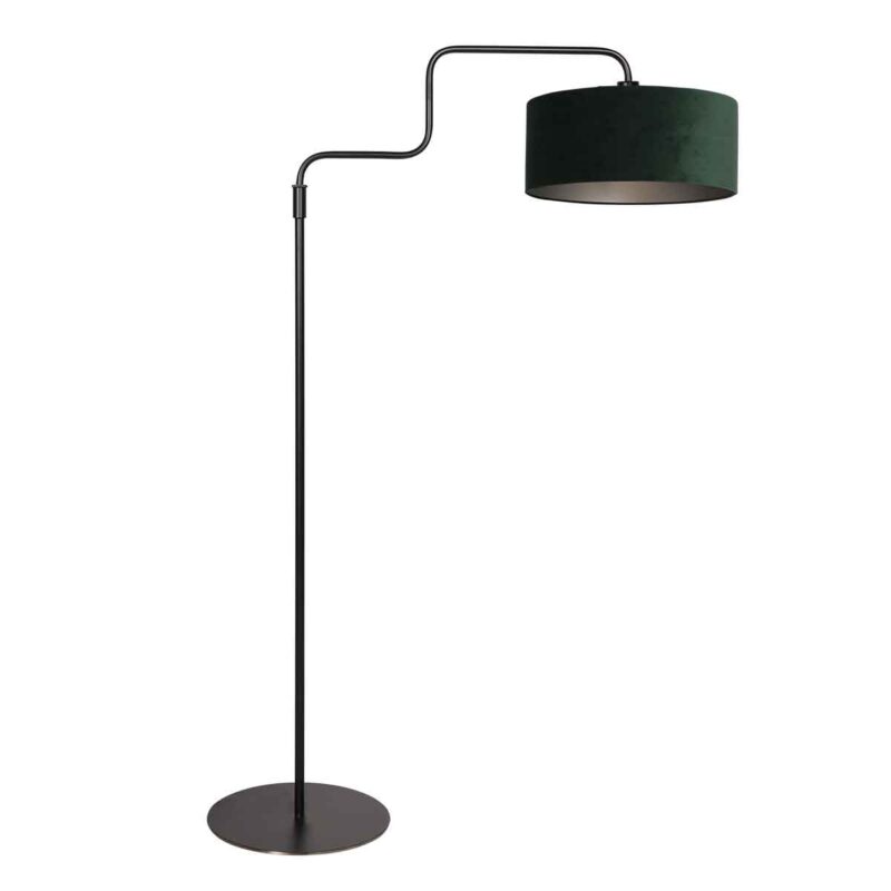 Moderna lámpara de terciopelo verde para un ambiente acogedor Steinhauer Bloeba