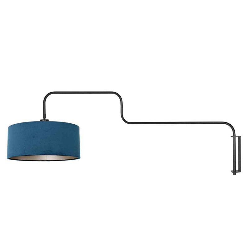Lámpara de pared en metal azul y negro con un diseño innovador Steinhauer Bloeba - Imagen 2