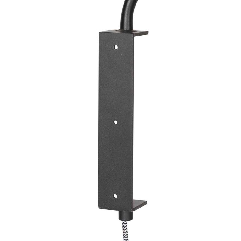 Lámpara de pared combinada en blanco y negro con acabado metálico Steinhauer Bloeba - Imagen 8