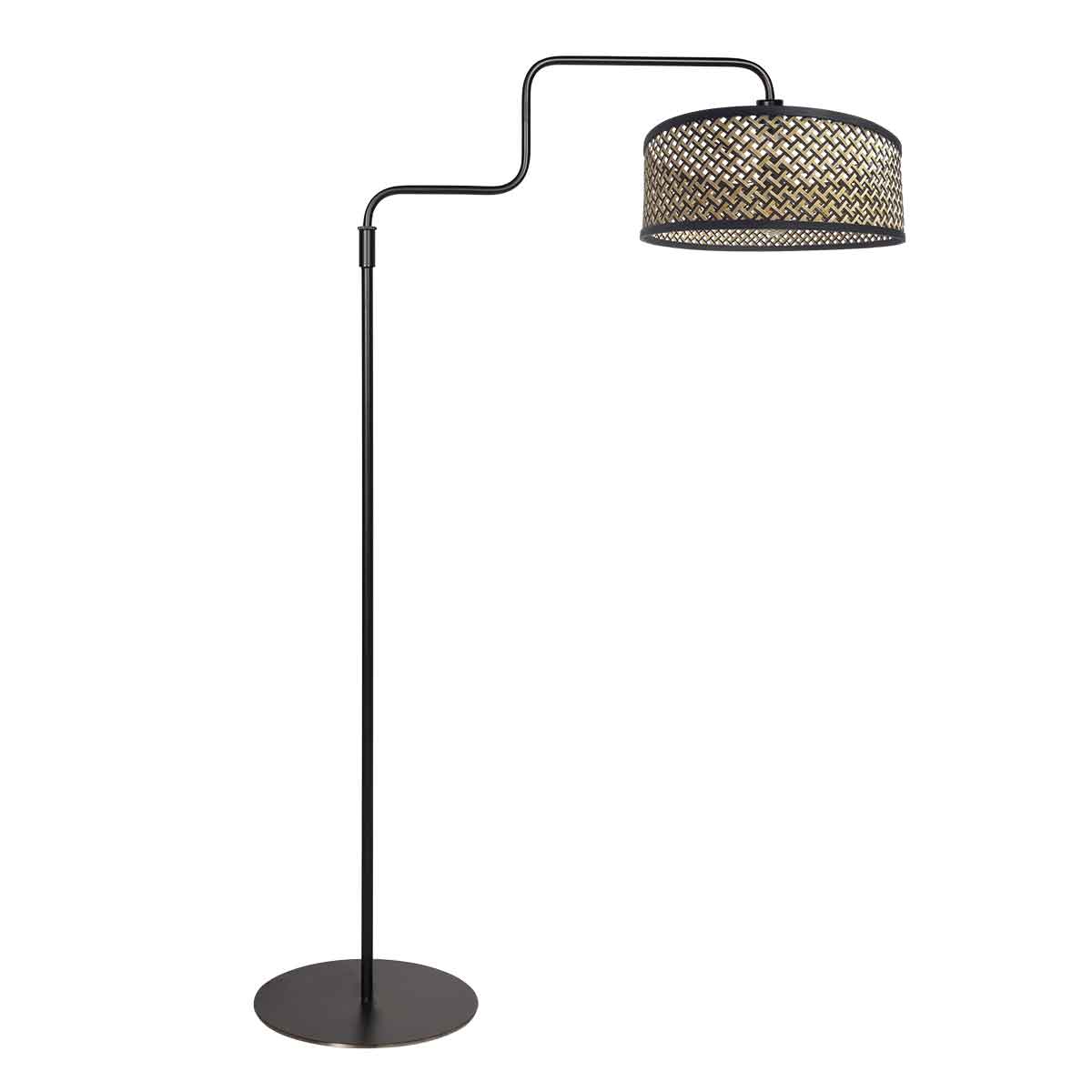 Lámpara bohemia de bambú negro para un estilo natural y cálido Steinhauer Bloeba