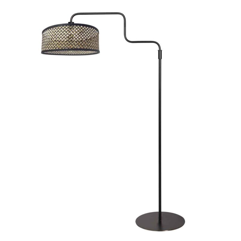 Lámpara bohemia de bambú negro para un estilo natural y cálido Steinhauer Bloeba - Imagen 2