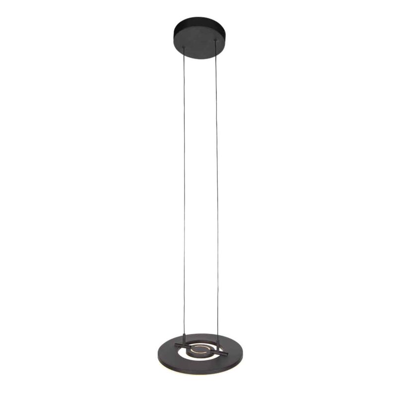 Lámpara colgante moderna de metal negro Steinhauer Soleil - Imagen 8