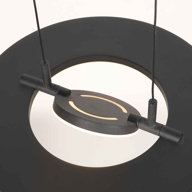 Lámpara colgante moderna de metal negro Steinhauer Soleil - Imagen 10